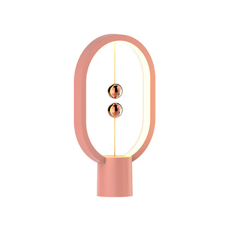 Mini Smart Magnetic Switch USB LED Table Lamp: Suspended Design for Bedroom Bedside Atmosphere