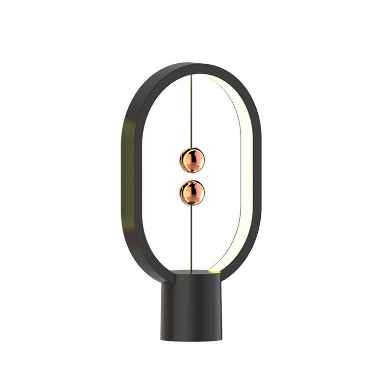 Mini Smart Magnetic Switch USB LED Table Lamp: Suspended Design for Bedroom Bedside Atmosphere