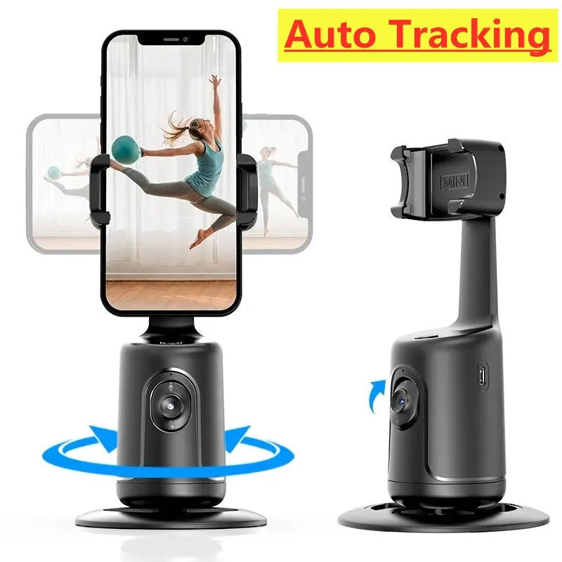 AI Smart Gimbal: 360° Auto Face Tracking Phone Holder for Stable Smartphone Videos and Vlogs